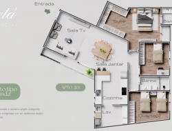 APARTAMENTO EM CONTRUÇÃO BAIRRO SÃO LUIZ